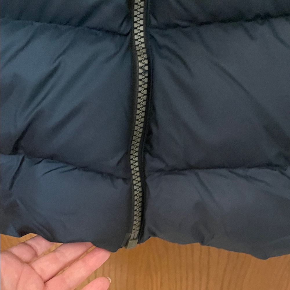 32 Degrees NWT Men's Dark Blue Puffer Jacket Hooded - Picture 4 of 10